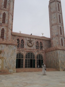 One of the many LARGE mosques in the very religious city of Tivaouane, Senegal